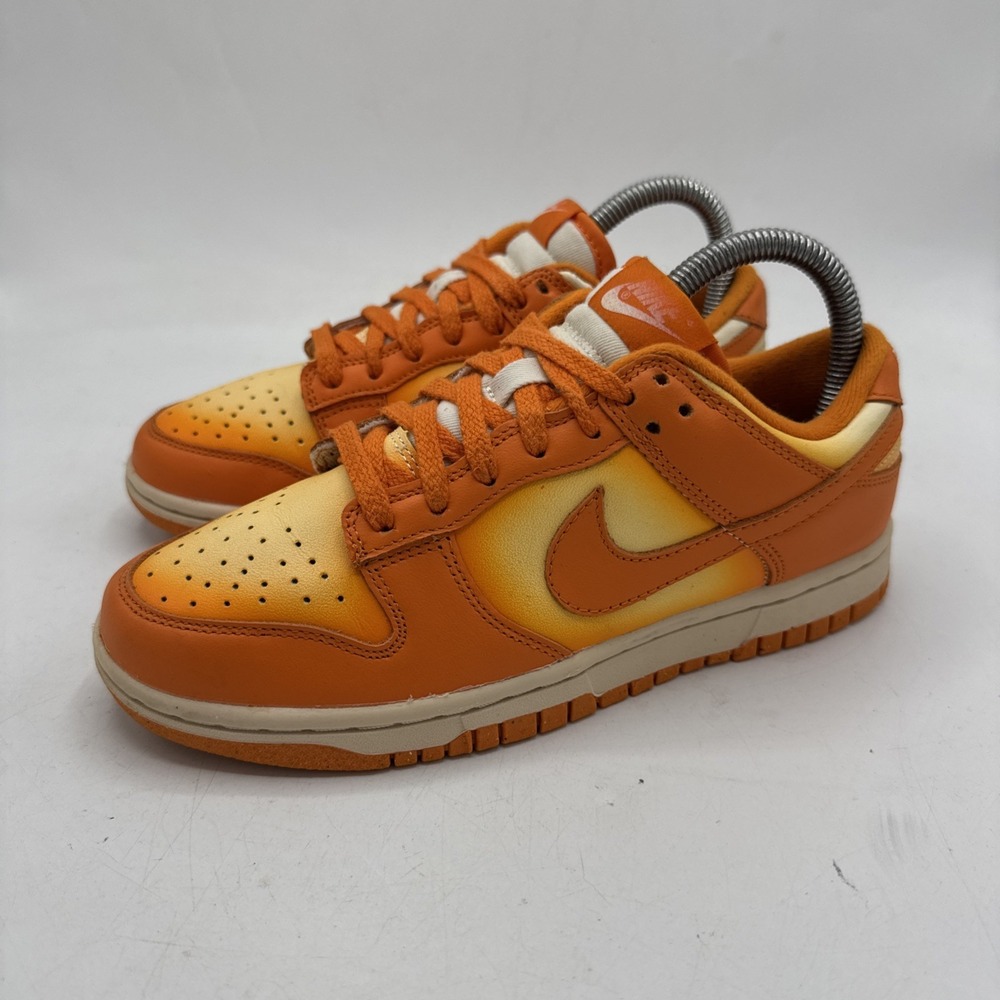 Nike Dunk‎ Low Shoes Womens 6 Magma Basketball Skate Sneakers DX2953-800 - Picture 3 of 8